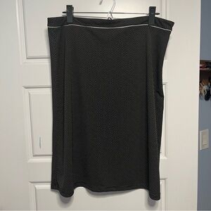 DKNY Black Pencil Skirt Knee-Length Work